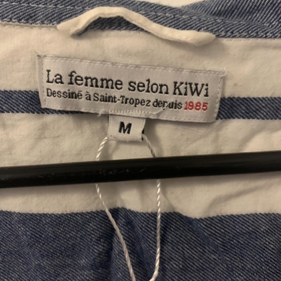 Striped Shirt Dress - Picture 3 of 3